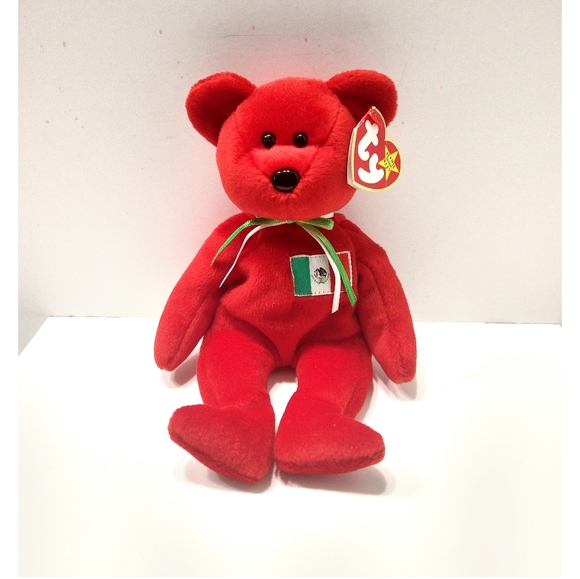 * Vintage * Rare * Ty Beanie Baby 'Osito the Bear' (1999) Details in Desc. - Picture 1 of 7